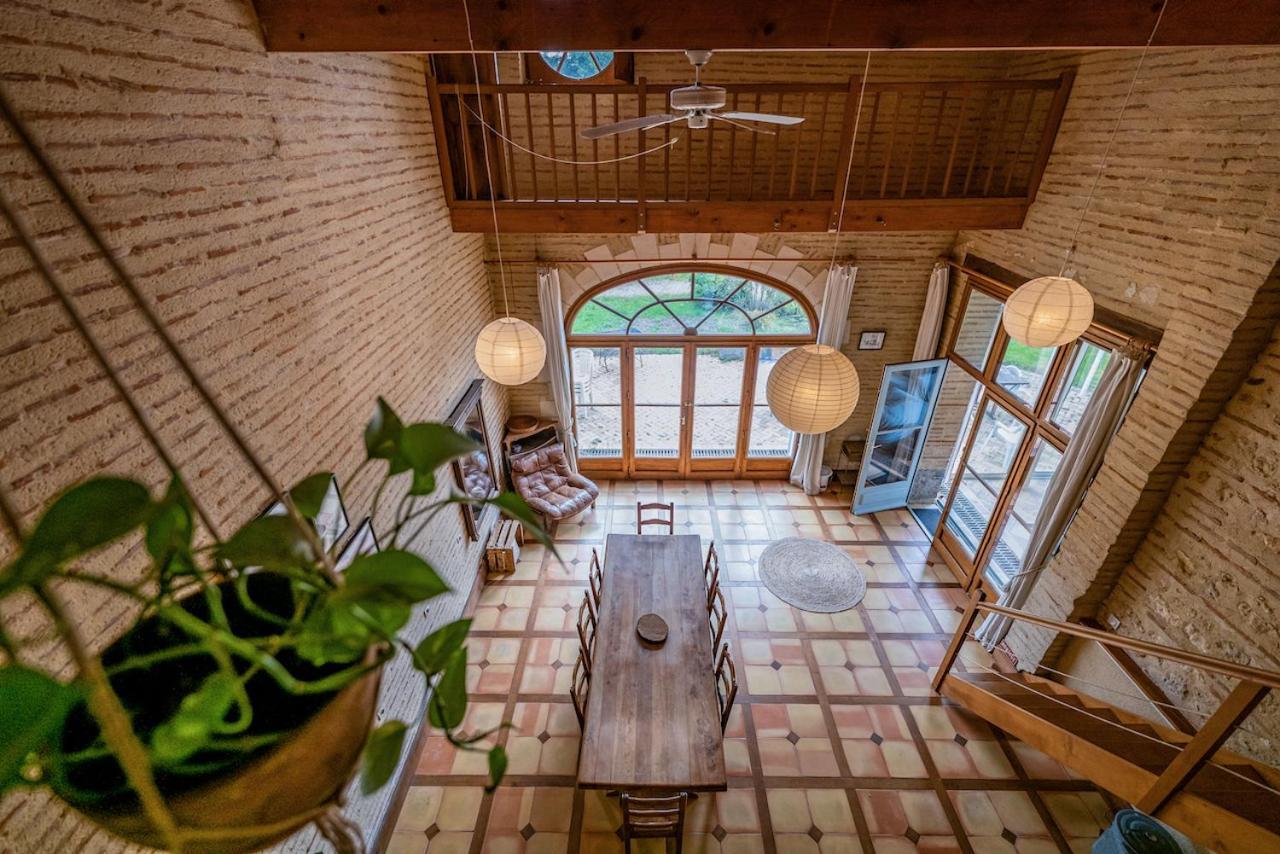 La Maison De L'Ecolieu Du Turc - Piscine Partagee Le Mas-dʼAgenais Dış mekan fotoğraf