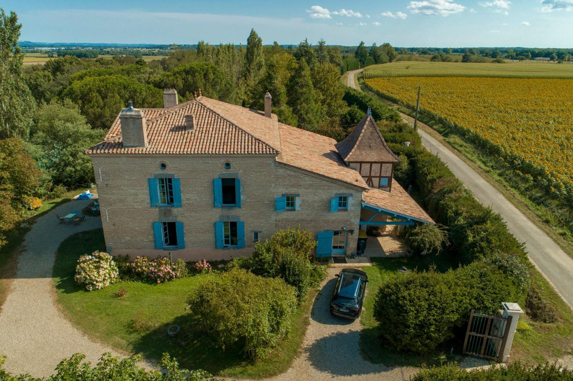 La Maison De L'Ecolieu Du Turc - Piscine Partagee Le Mas-dʼAgenais Dış mekan fotoğraf
